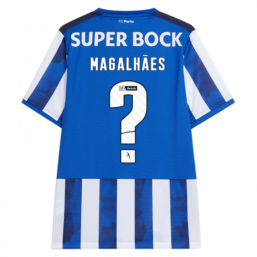 Homem Camisola Rafael Magalhães #0 Azul Azul Principal 2024/25 Camisa