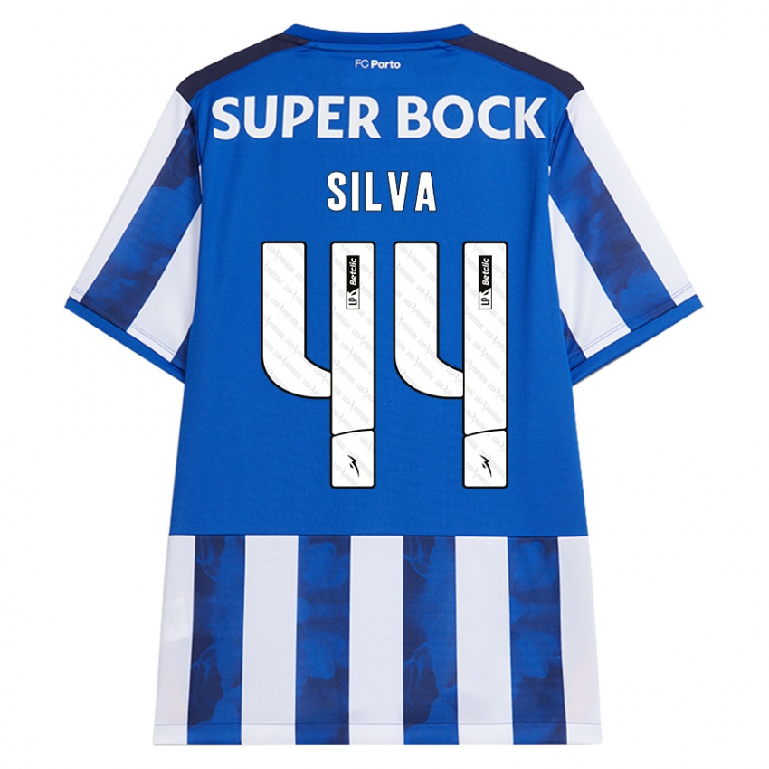 Homem Camisola Felipe Silva #44 Azul Azul Principal 2024/25 Camisa