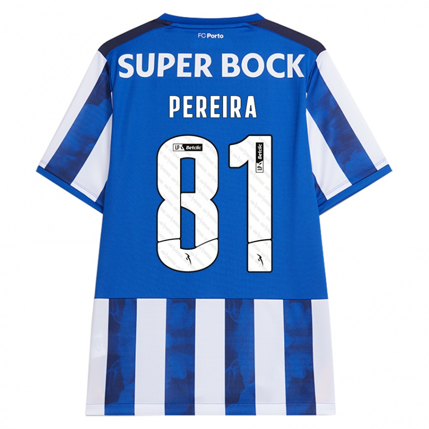 Homem Camisola Martim Pereira #81 Azul Azul Principal 2024/25 Camisa