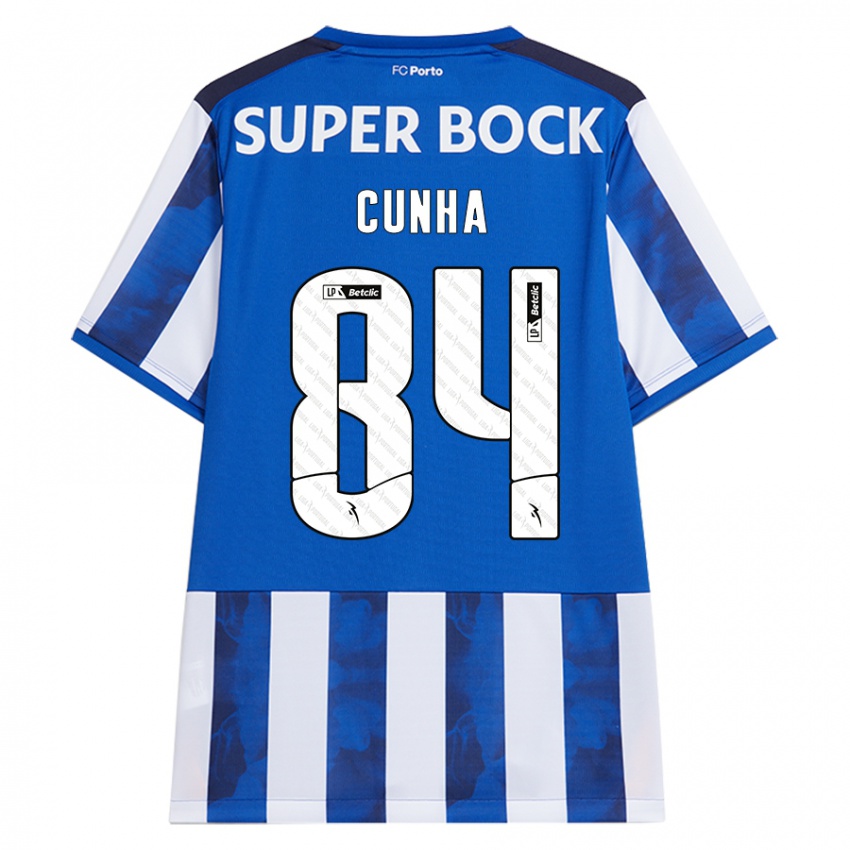 Homem Camisola Martim Cunha #84 Azul Azul Principal 2024/25 Camisa