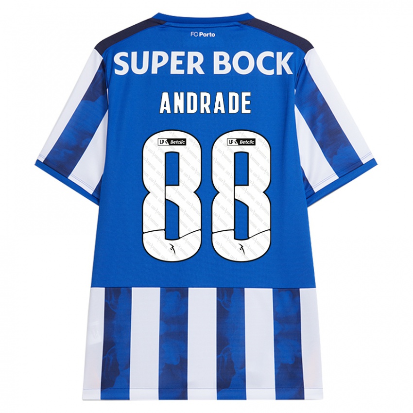 Homem Camisola Domingos Andrade #88 Azul Azul Principal 2024/25 Camisa