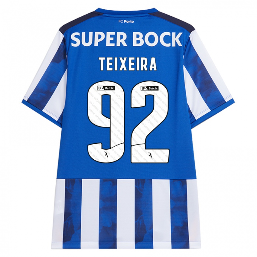 Homem Camisola João Teixeira #92 Azul Azul Principal 2024/25 Camisa