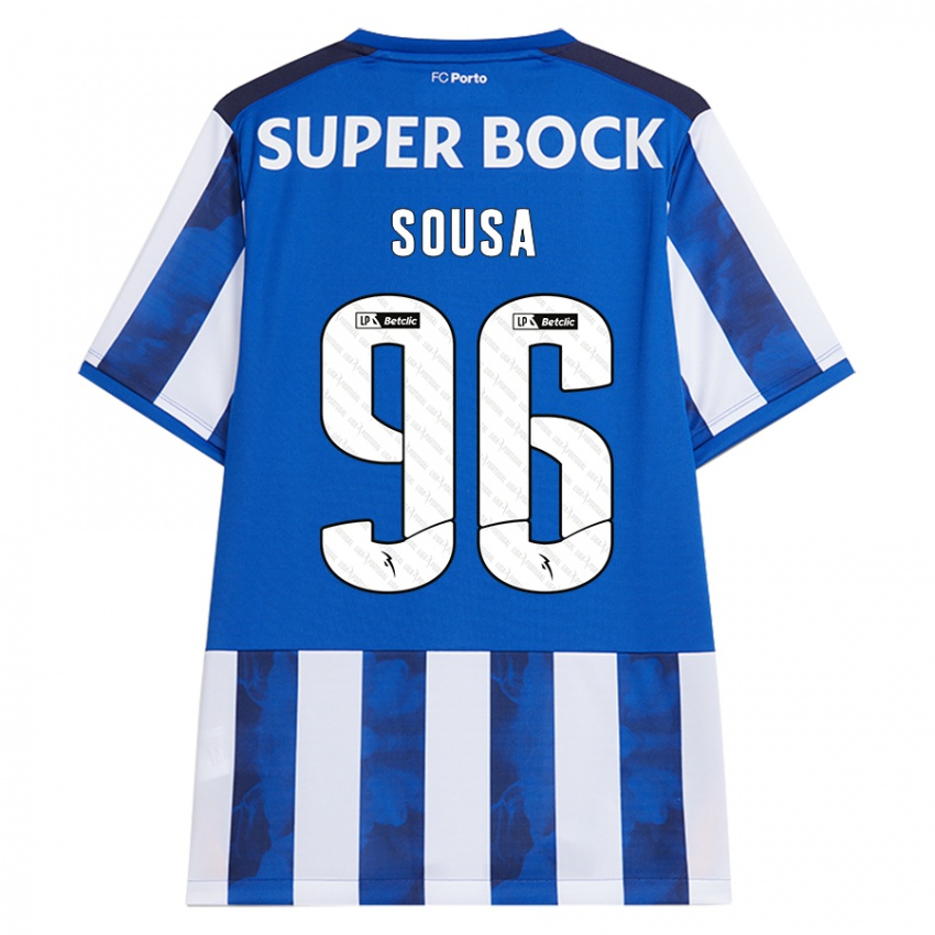 Homem Camisola Filipe Sousa #96 Azul Azul Principal 2024/25 Camisa