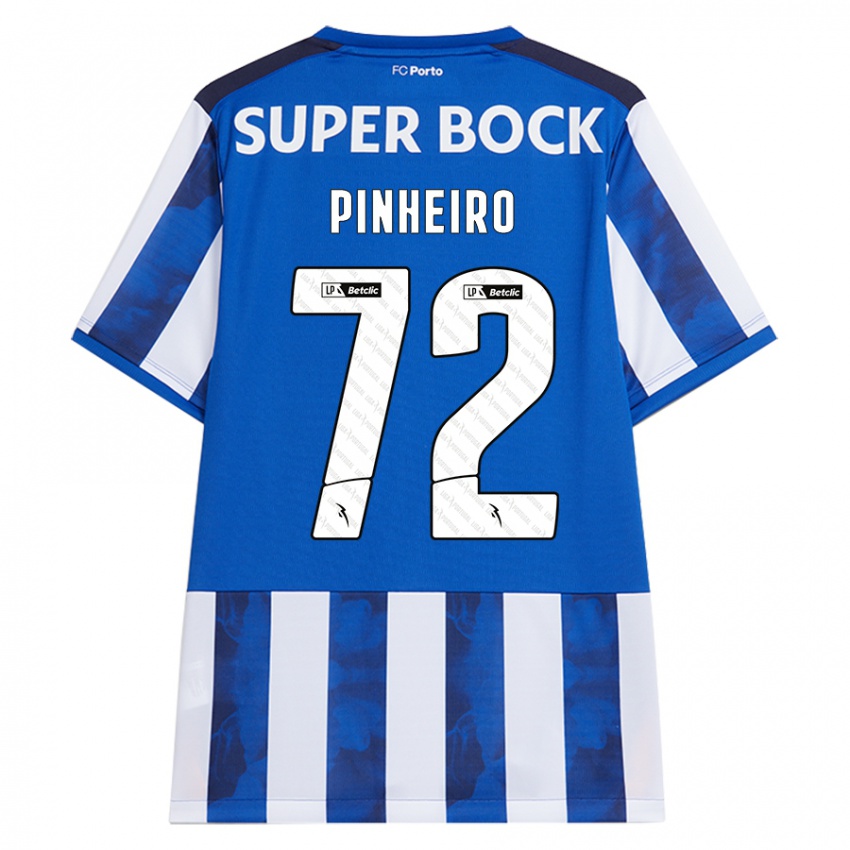 Homem Camisola Rodrigo Pinheiro #72 Azul Azul Principal 2024/25 Camisa