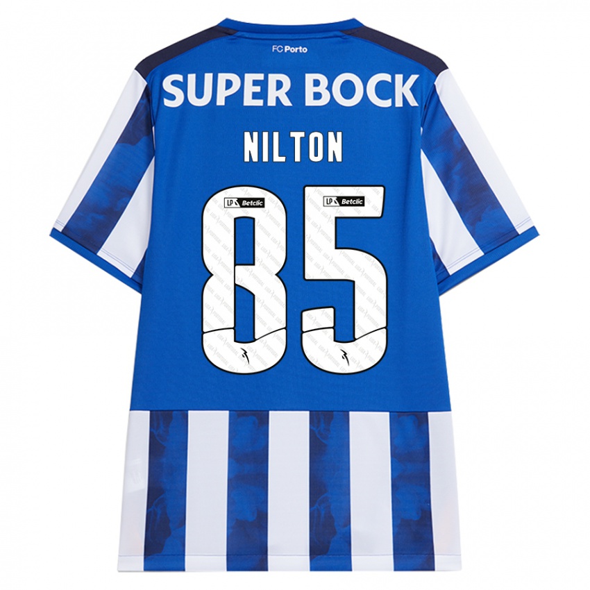 Homem Camisola Nilton #85 Azul Azul Principal 2024/25 Camisa