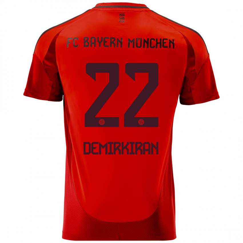 Homem Camisola Ediz Demirkiran #22 Vermelho Principal 2024/25 Camisa