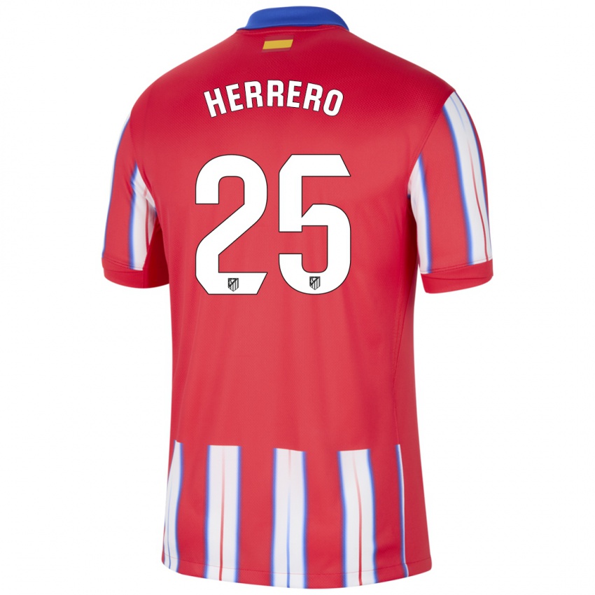 Homem Camisola Alex Herrero #25 Azul Vermelho Branco Principal 2024/25 Camisa