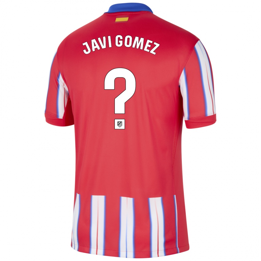 Homem Camisola Javi Gomez #0 Azul Vermelho Branco Principal 2024/25 Camisa