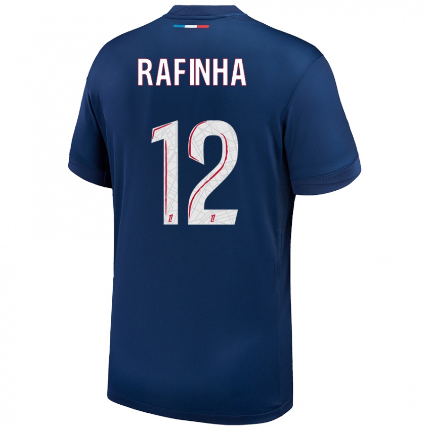 Homem Camisola Rafinha #12 Azul Marinho Branco Principal 2024/25 Camisa