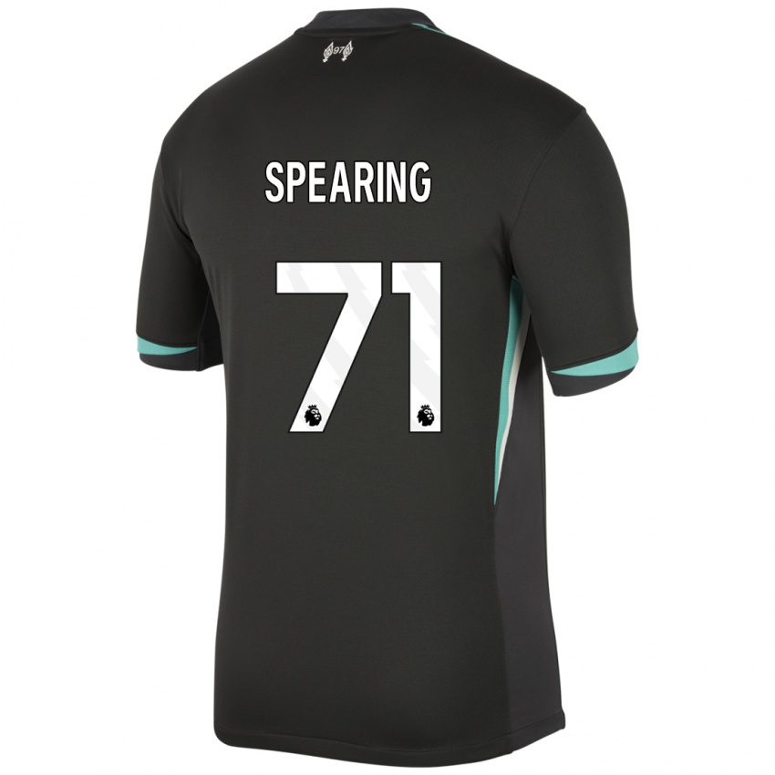 Homem Camisola Jay Spearing #71 Preto Antracite Branco Alternativa 2024/25 Camisa