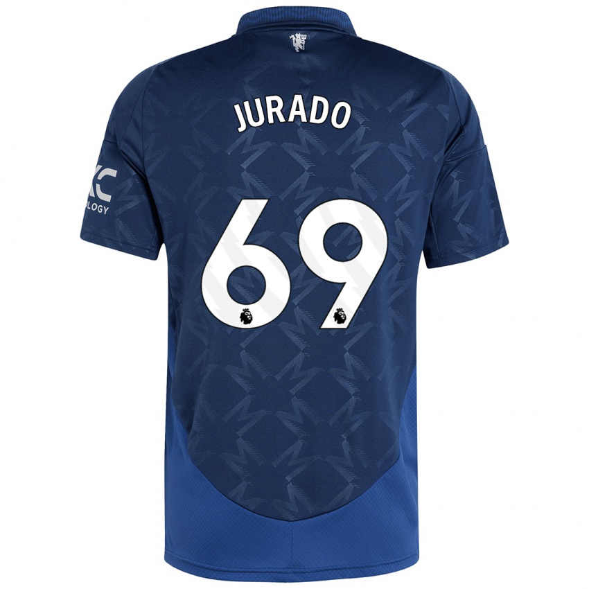 Homem Camisola Marc Jurado #69 Índigo Alternativa 2024/25 Camisa