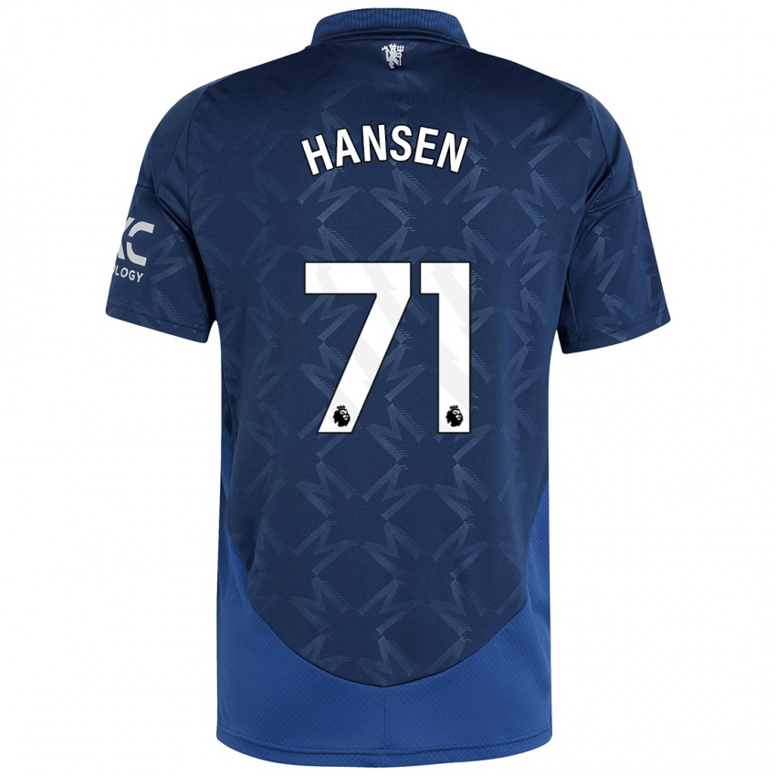 Homem Camisola Isak Hansen-Aaroen #71 Índigo Alternativa 2024/25 Camisa