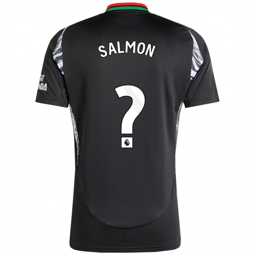 Homem Camisola Marli Salmon #0 Preto Alternativa 2024/25 Camisa