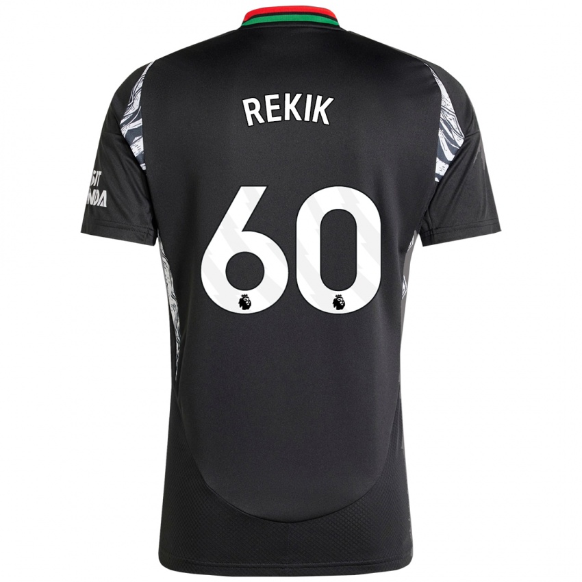 Homem Camisola Omar Rekik #60 Preto Alternativa 2024/25 Camisa