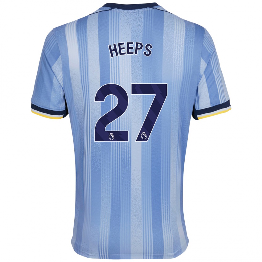 Homem Camisola Eleanor Heeps #27 Azul Claro Alternativa 2024/25 Camisa