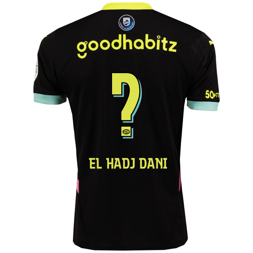 Homem Camisola Soudais El Hadj Dani #0 Amarelo Preto Alternativa 2024/25 Camisa