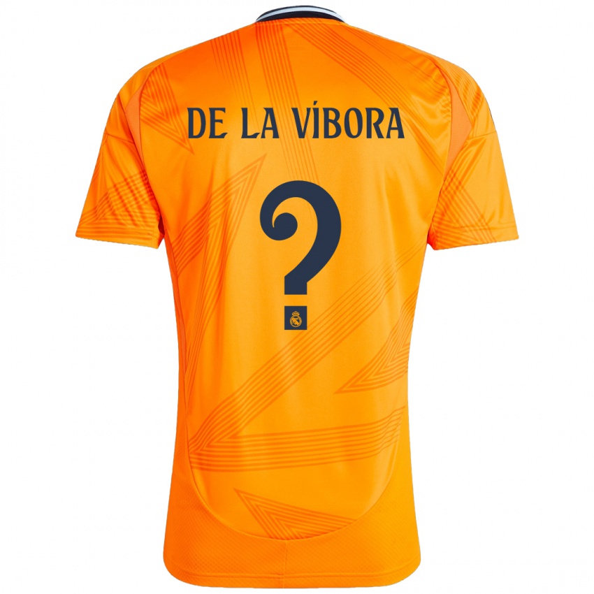 Homem Camisola David De La Víbora #0 Laranja Alternativa 2024/25 Camisa