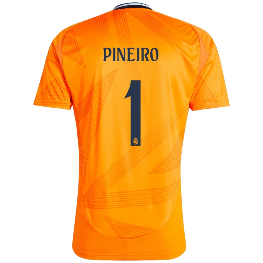 Homem Camisola Diego Pineiro #1 Laranja Alternativa 2024/25 Camisa