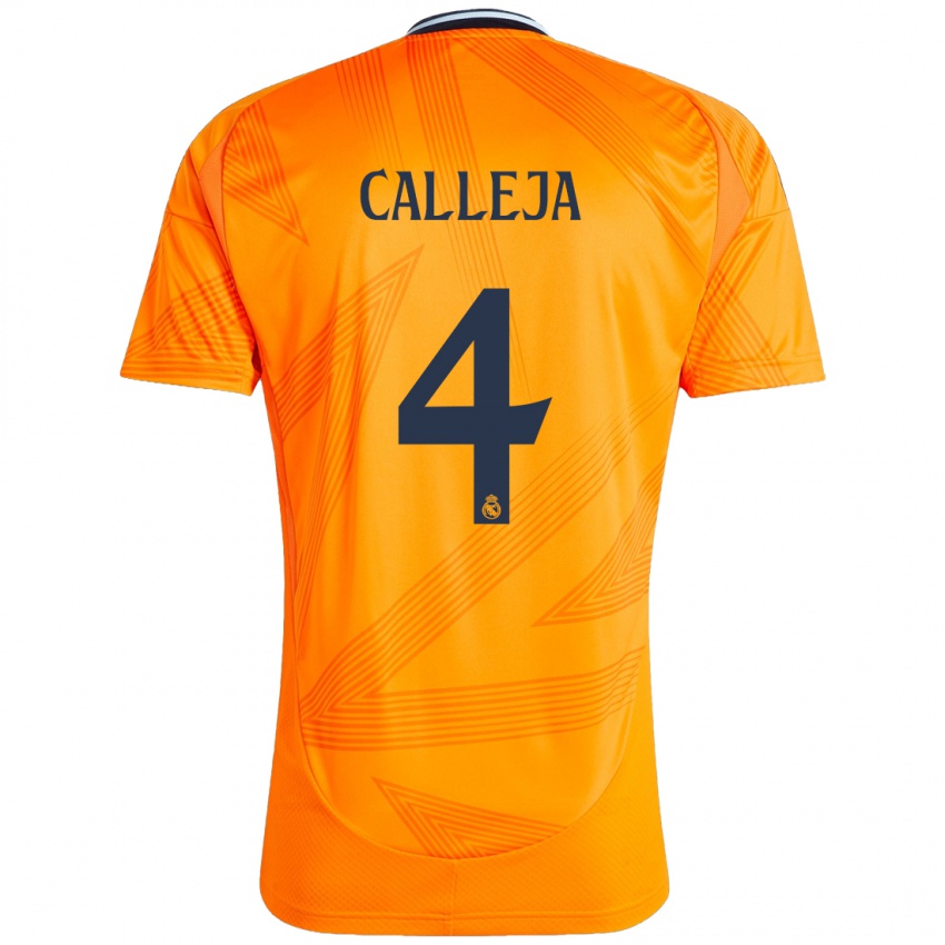 Homem Camisola Jaime Calleja #4 Laranja Alternativa 2024/25 Camisa