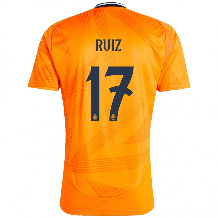 Homem Camisola David Ruiz #17 Laranja Alternativa 2024/25 Camisa