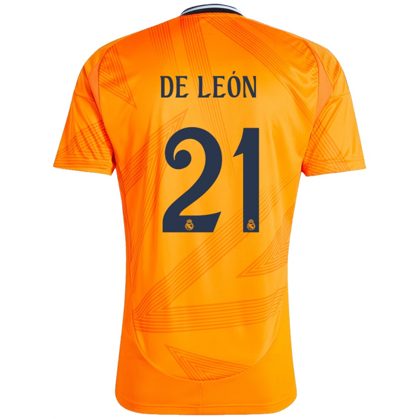 Homem Camisola Jeremy De León #21 Laranja Alternativa 2024/25 Camisa