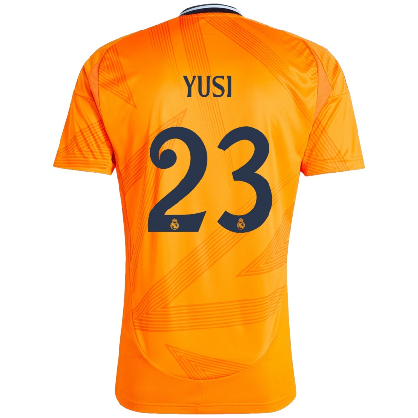 Homem Camisola Yusi #23 Laranja Alternativa 2024/25 Camisa