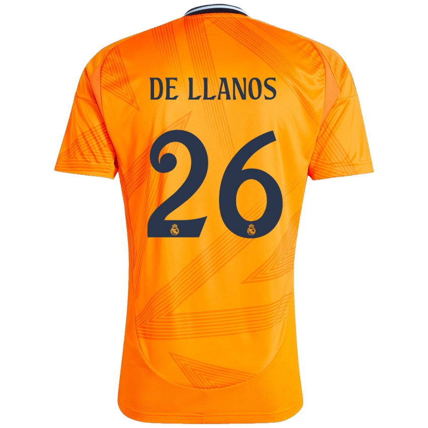 Homem Camisola Hugo De Llanos #26 Laranja Alternativa 2024/25 Camisa