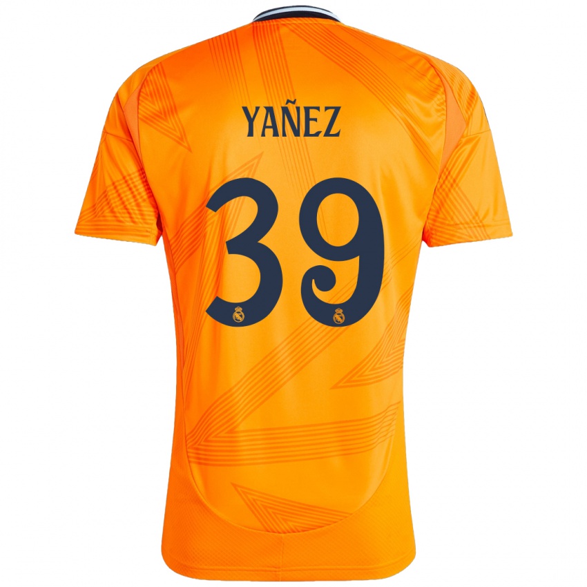 Homem Camisola Daniel Yañez #39 Laranja Alternativa 2024/25 Camisa