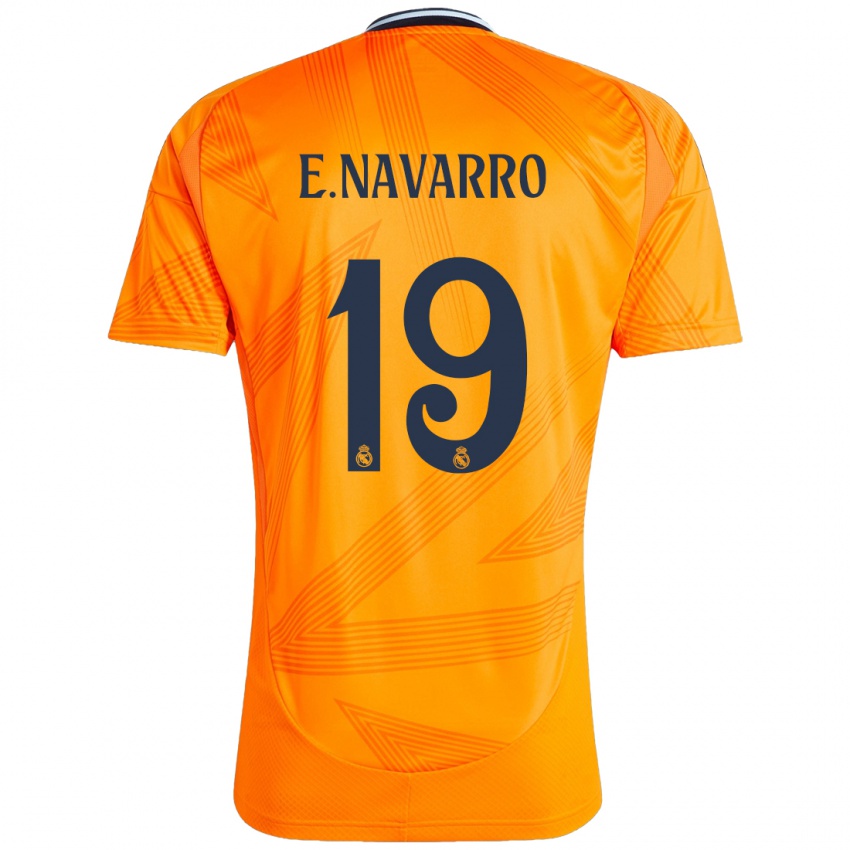 Homem Camisola Eva Navarro #19 Laranja Alternativa 2024/25 Camisa