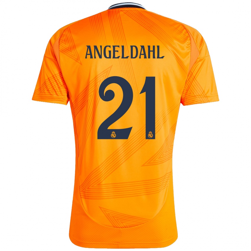 Homem Camisola Filippa Angeldahl #21 Laranja Alternativa 2024/25 Camisa