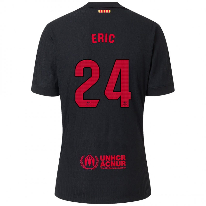 Homem Camisola Eric Garcia #24 Vermelho Preto Alternativa 2024/25 Camisa