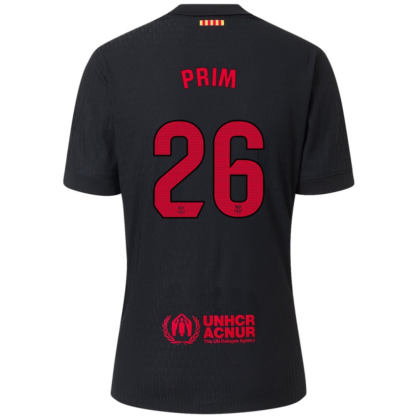 Homem Camisola Pau Prim #26 Vermelho Preto Alternativa 2024/25 Camisa