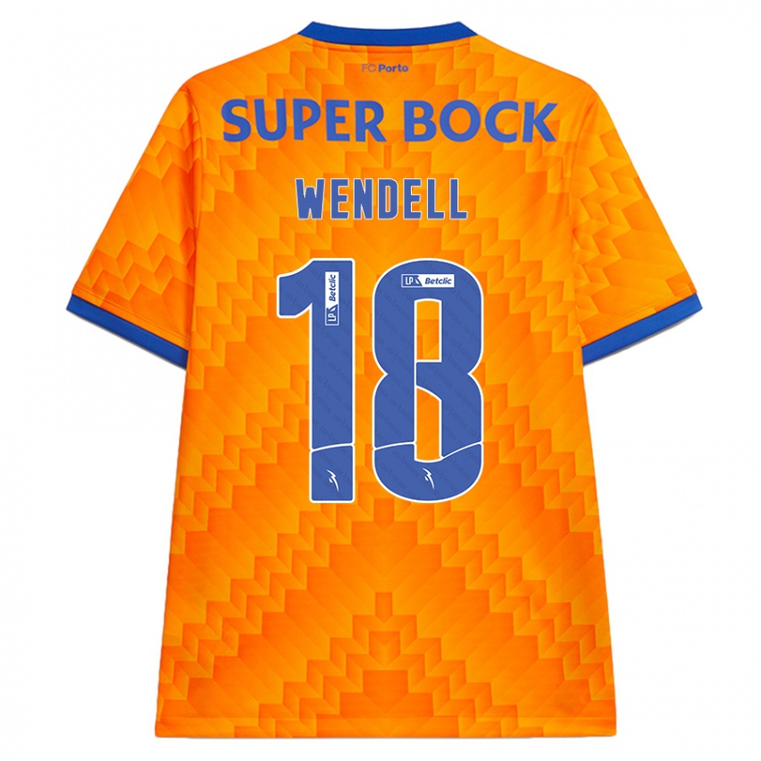 Homem Camisola Wendell #18 Laranja Alternativa 2024/25 Camisa