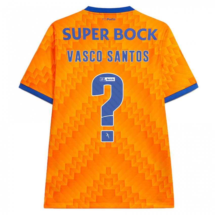 Homem Camisola Vasco Santos #0 Laranja Alternativa 2024/25 Camisa