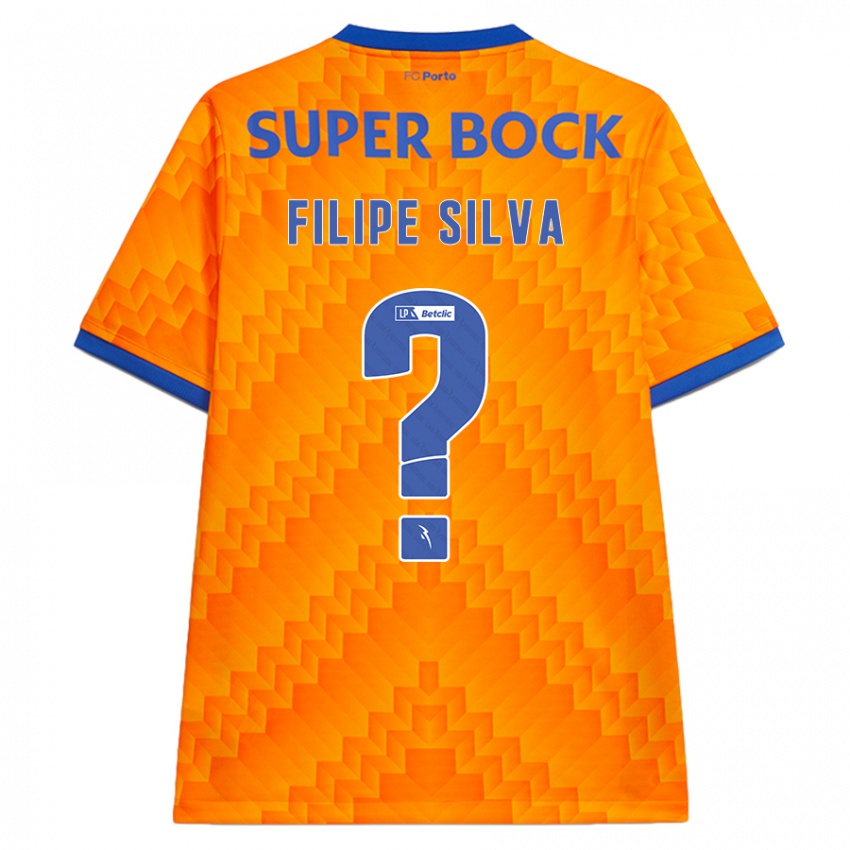 Homem Camisola Filipe Silva #0 Laranja Alternativa 2024/25 Camisa