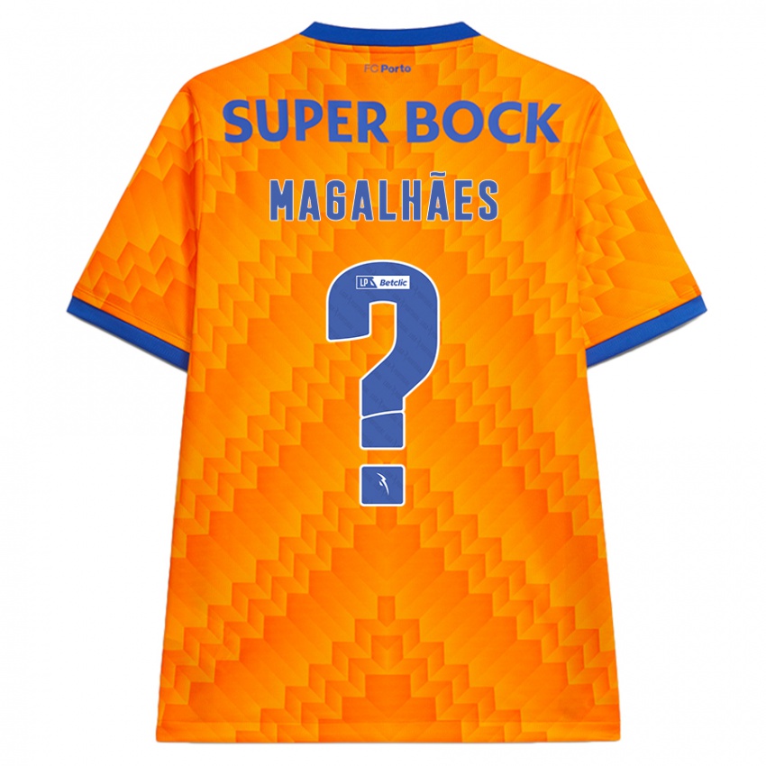 Homem Camisola Rafael Magalhães #0 Laranja Alternativa 2024/25 Camisa