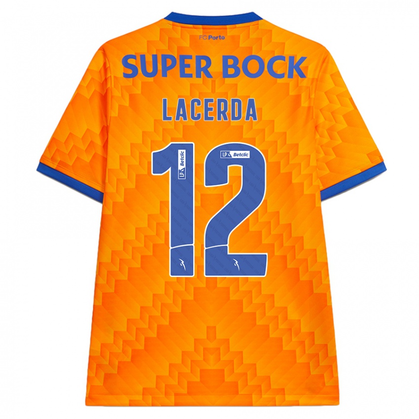 Homem Camisola Lacerda #12 Laranja Alternativa 2024/25 Camisa