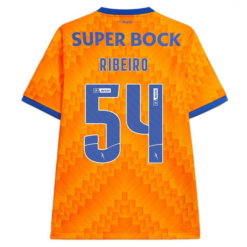 Homem Camisola António Ribeiro #54 Laranja Alternativa 2024/25 Camisa