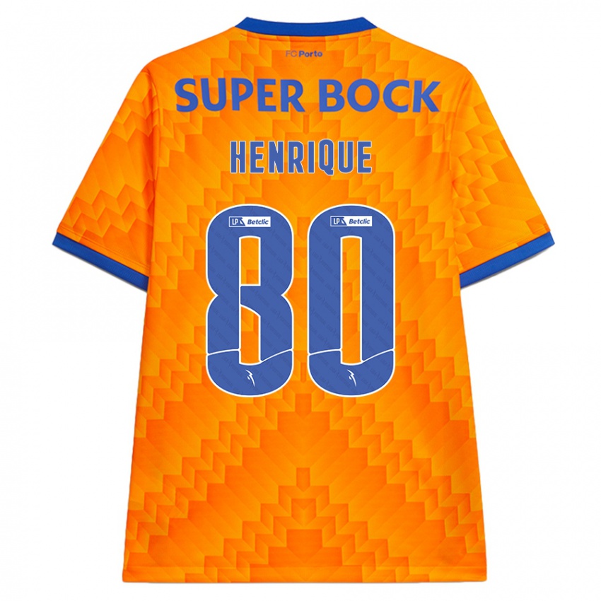 Homem Camisola Kaio Henrique #80 Laranja Alternativa 2024/25 Camisa