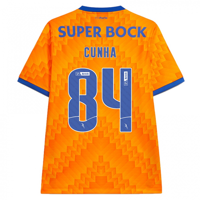 Homem Camisola Martim Cunha #84 Laranja Alternativa 2024/25 Camisa