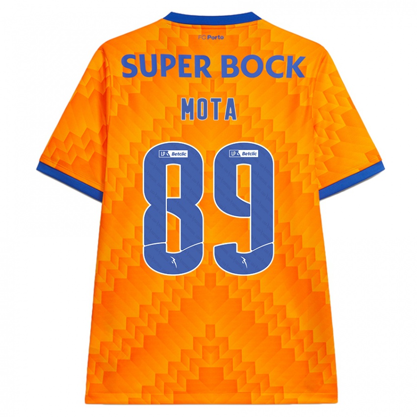 Homem Camisola Luís Mota #89 Laranja Alternativa 2024/25 Camisa