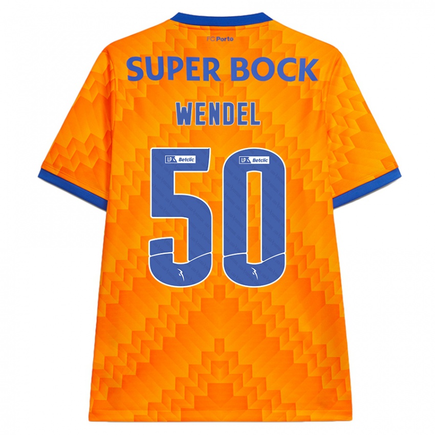 Homem Camisola Wendel #50 Laranja Alternativa 2024/25 Camisa