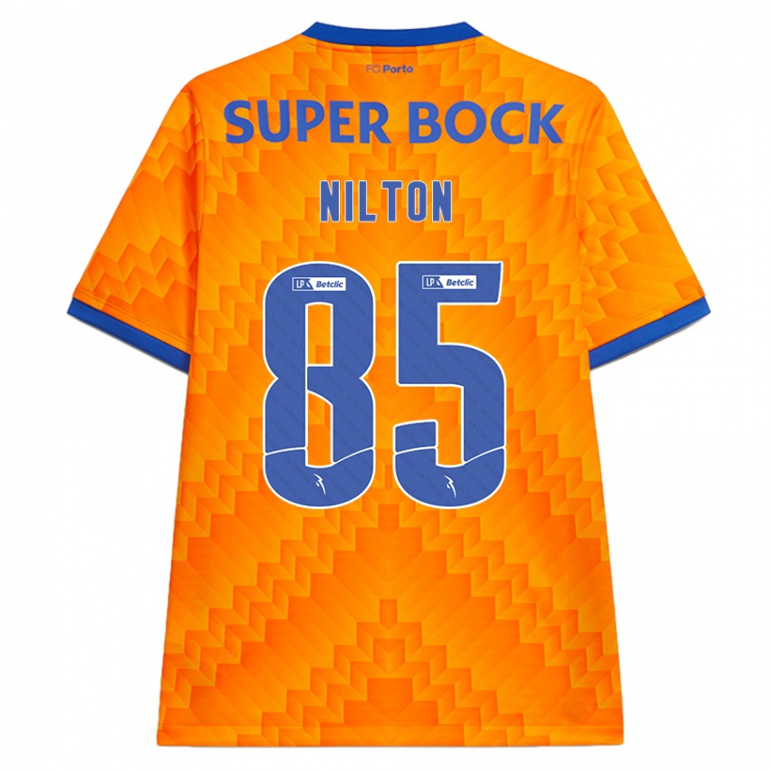 Homem Camisola Nilton #85 Laranja Alternativa 2024/25 Camisa