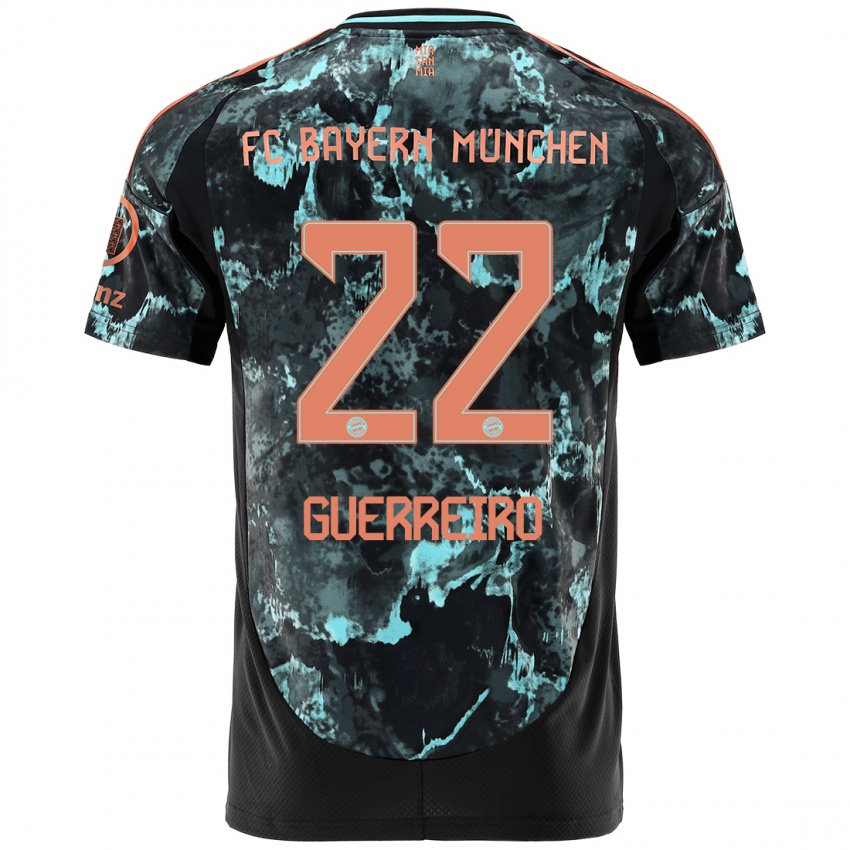 Homem Camisola Raphael Guerreiro #22 Preto Alternativa 2024/25 Camisa