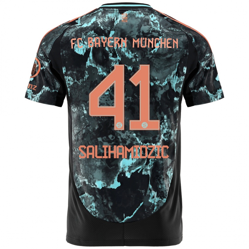 Homem Camisola Nick Salihamidzic #41 Preto Alternativa 2024/25 Camisa