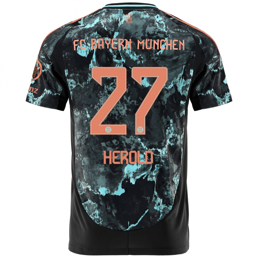 Homem Camisola David Herold #27 Preto Alternativa 2024/25 Camisa