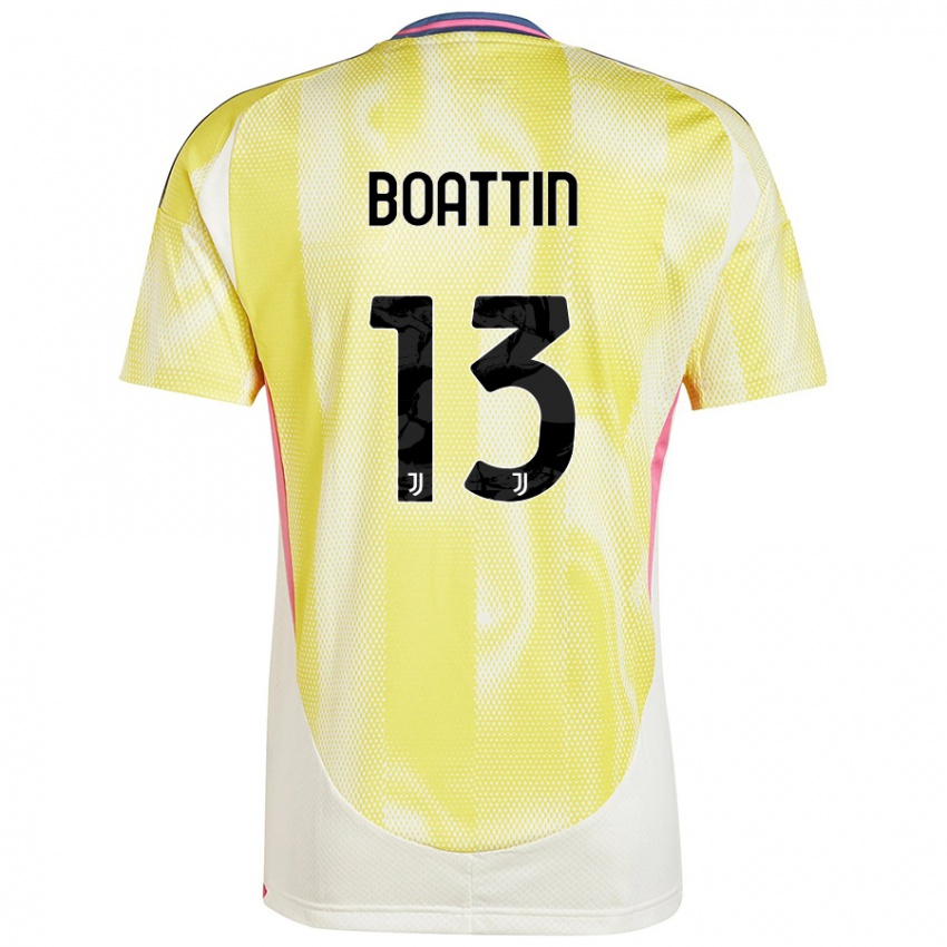 Homem Camisola Lisa Boattin #13 Solar Amarelo Alternativa 2024/25 Camisa