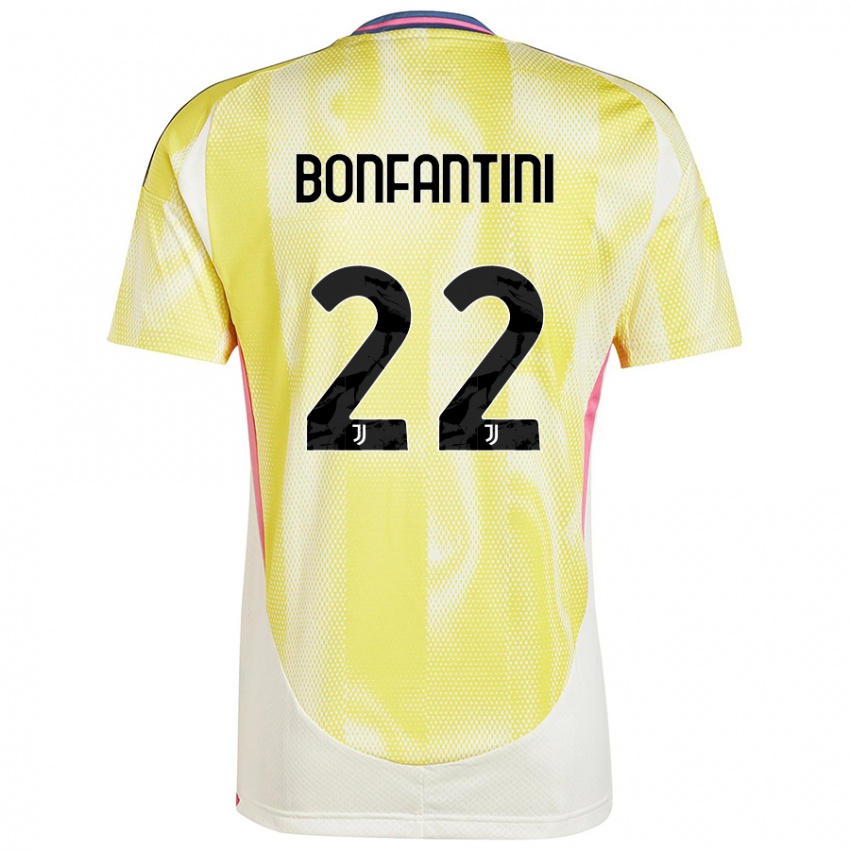 Homem Camisola Agnese Bonfantini #22 Solar Amarelo Alternativa 2024/25 Camisa