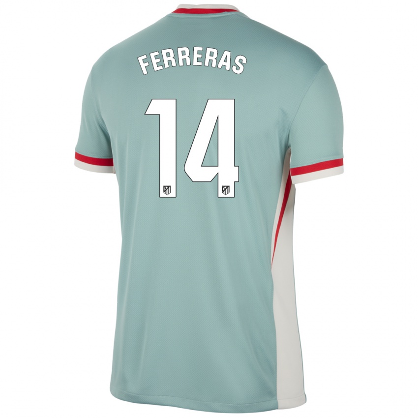 Homem Camisola Adrian Ferreras #14 Blue Blue Light Bege Alternativa 2024/25 Camisa