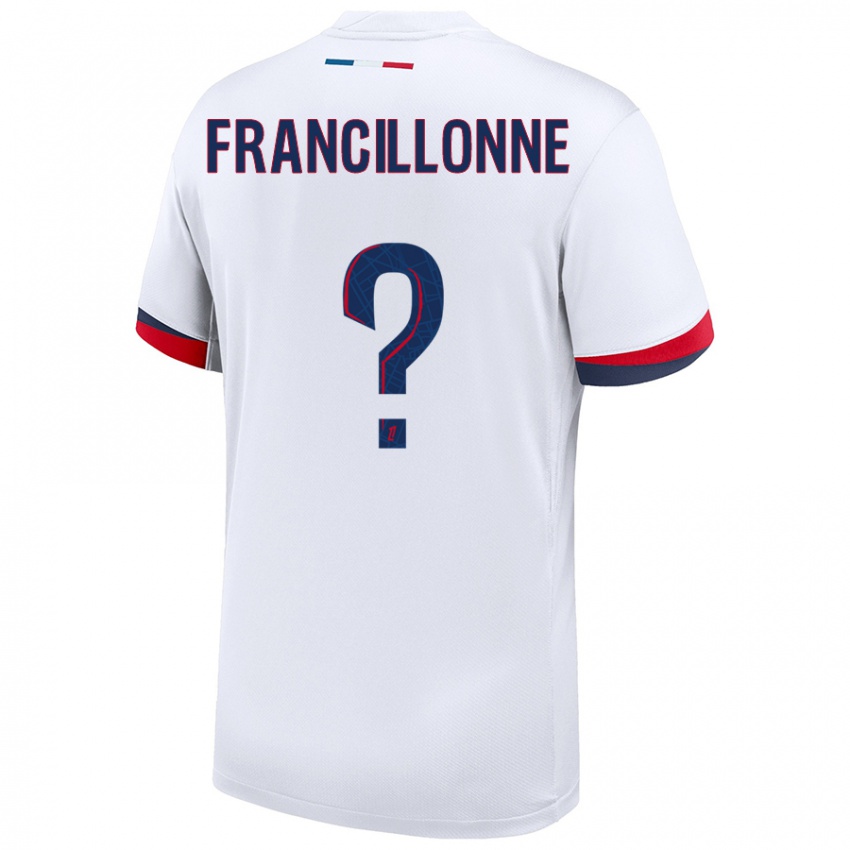 Homem Camisola Bryan Francillonne #0 Azul Branco Vermelho Alternativa 2024/25 Camisa